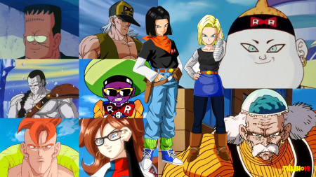 All Dragon Ball Z Androids