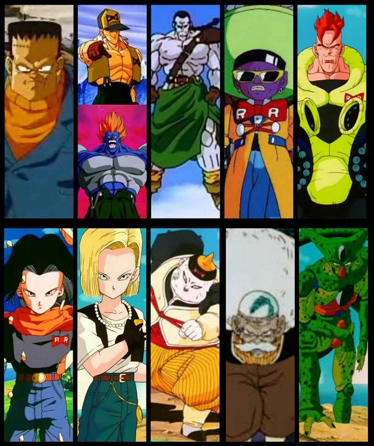 All Dragon Ball Z Androids s