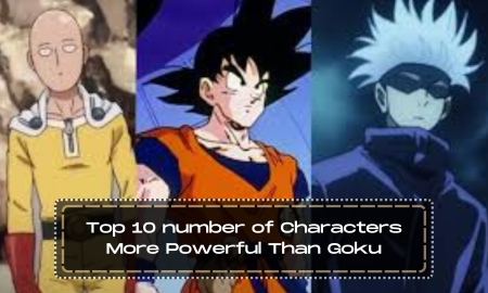 Top 10 number of Characters More Powerful Than Goku