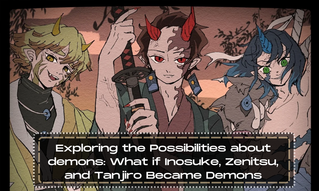 Exploring the Possibilities about demons: What if Inosuke, Zenitsu, and Tanjiro Became Demons